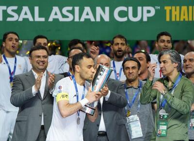 پیام تبریک اینفانتینو و شیخ سلمان برای قهرمانی فوتسال ایران در آسیا + عکس