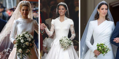 زیباترین دسته گل‌های عروس‌های سلطنتی که در تاریخ ماندگار شدند؛ دسته گل کیت میدلتون را تا ابد فراموش نمی‌کنیم! - چی بپوشم