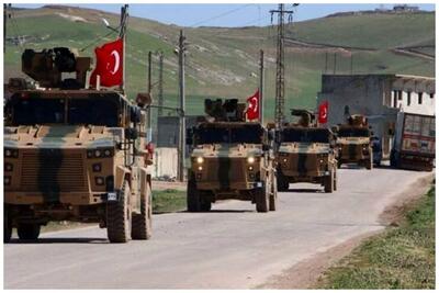 نیروی کمکی و تجهیزات نظامی ترکیه در راه سوریه