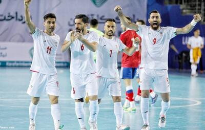 قهرمانی ایران در جام ملت‌های فوتسال آسیا