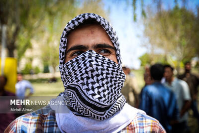 تصاویر: تجمع دانشگاهیان زنجان در حمایت از خیزش دانشجویان آمریکایی