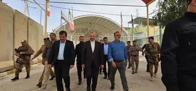 بازدید سفیر ایران و مقام‌های عراقی از مرز خسروی