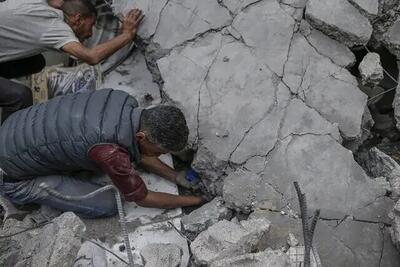 شهادت ۳۴ فلسطینی در حملات امروز اشغالگران به نوار غزه