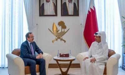 دیدار نخست‌وزیر قطر با معاون وزیر خارجه آمریکا