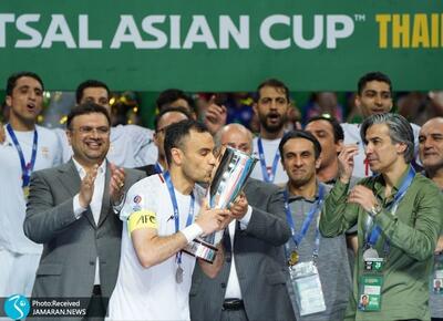 عکس| تبریک رئیس فیفا به فوتسال ایران بعد از قهرمانی در آسیا