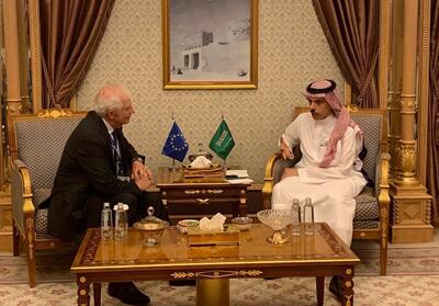 تحولات غزه محور دیدار بورل با وزیر امور خارجه عربستان