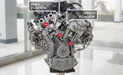 چرا برخی موتورها ترکیبی از انژکتور مستقیم و پورت به کار می‌برند؟ | مجله پدال