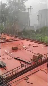 بارش تگرگ با اندازه غیرعادی در چین
