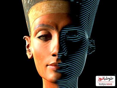 تصویرسازی چهره‌ی واقعی ملکه‌ نفر تی تی از روی مجسمه‌ی او توسط هوش مصنوعی/ ملکه‌ی مصر واقعا همینقدر زیبا بوده یا هوش مصنوعی به ایشون زیادی ارادت داشته؟ 😁