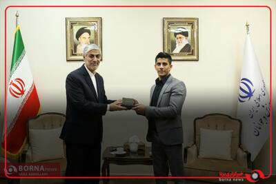دیدار وزیر ورزش و جوانان با مهدی الفتی، ملی‌پوش ژیمناستیک