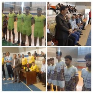 افتتاحیه مسابقات والیبال جوانان استان درشهرستان مهران