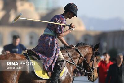 (تصاویر) مسابقه نمادین چوگان در میدان نقش جهان اصفهان