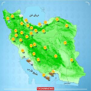پیش‌بینی بارش در استان‌های غربی کشور / امروز و فردا کدام استان ها بارانی است؟ + نقشه