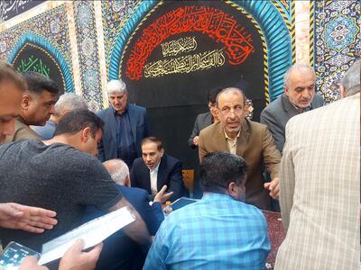 دیدار مردمی اصغر جهانگیر در حرم شاه عبدالعظیم حسنی