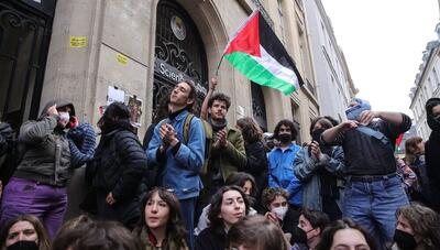 تعلیق یارانه دانشگاه «سیانس پو» پاریس پس از حمایت دانشجویان از فلسطین