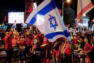 تظاهرات علیه نتانیاهو در قلب تل‌آویو