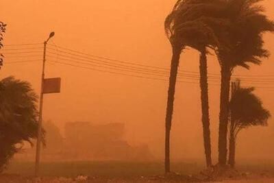 ببینید | تصاویر عجیب از طوفان شدید در استان الانبار عراق