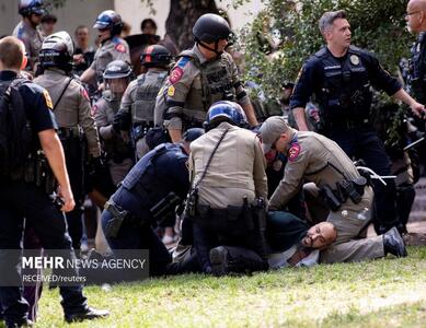 دستگیری ۹۷ دانشجوی معترض از ۲ دانشگاه آمریکا