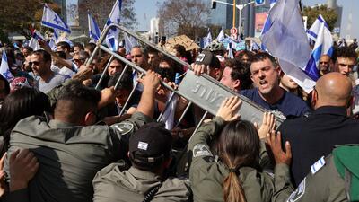 ویدئویی از گردان‌های القسام که باعث تظاهرات علیه نتانیاهو شد