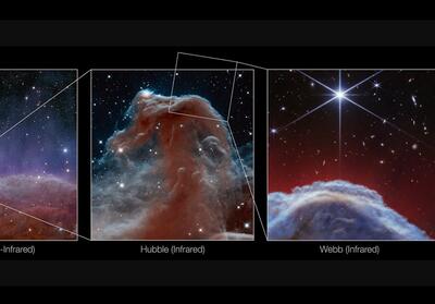 تصاویر تلسکوپ فضایی وب از یک سحابی در فاصله 1300 سال نوری - تسنیم