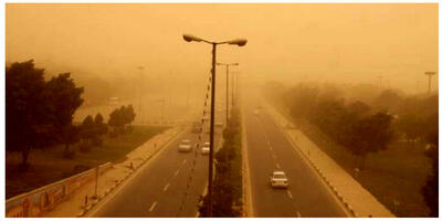 گرد و خاک در خوزستان!