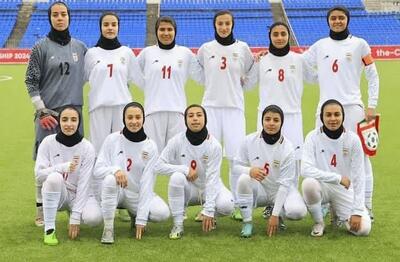 قهرمانی ایران در رقابت های فوتبال دختران با درخشش چهار بازیکن شایسته مازندرانی