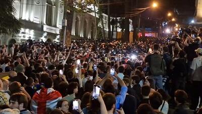 ۶۳ نفر معترض در گرجستان دستگیر شدند