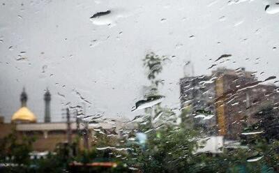 بارش باران و وزش باد شدید؛ خنک‌ترین و گرم‌ترین مراکز استان‌ها