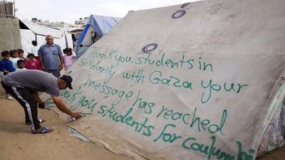 پیام جوانان غزه به دانشجویان حامی فلسطین در آمریکا