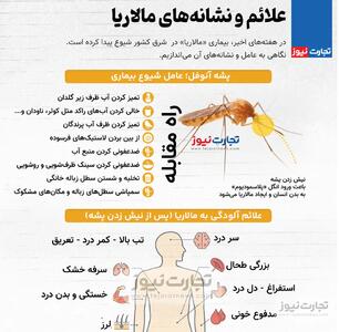 علائم و نشانه‌های مالاریا + اینفوگرافی | اقتصاد24