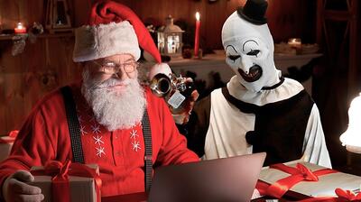 آمادگی بابا نوئل برای کشتار در تصاویر جدید فیلم Terrifier 3 - گیمفا
