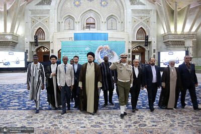 حضور نخست وزیر بورکینافاسو در حرم امام خمینی و دیدار با سید حسن خمینی