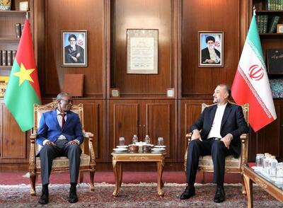 دیدار حسین امیرعبداللهیان با نخست وزیر بورکینافاسو