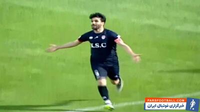 گل اول فولاد به آلومینیوم توسط ساسان انصاری - پارس فوتبال | خبرگزاری فوتبال ایران | ParsFootball