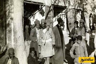 رونمایی از پوشش و ظاهر یک مرد گدا در دوره قاجار+عکس