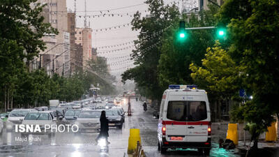 بارش باران در اغلب مناطق کشور طی امروز