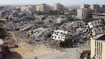 سازمان ملل : ۷۵۰۰ تُن مهمات منفجر نشده در سراسر نوار غزه باقی مانده است