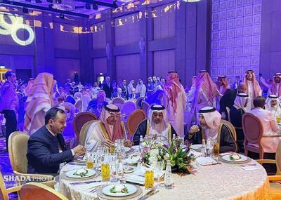 عکس | تصویری جالب از میز غذای خاندوزی و وزرای دولت‌های عربی - عصر خبر