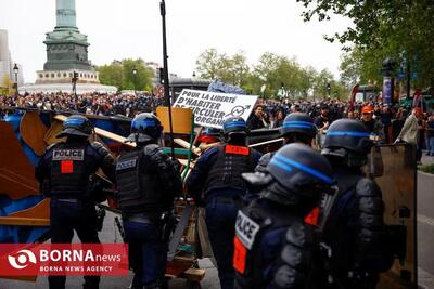 سرکوب خشونت بار معترضین در فرانسه