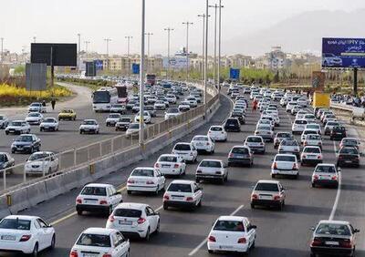 ترافیک سنگین و اجرای محدودیت تردد در آزادراه تهران - شمال