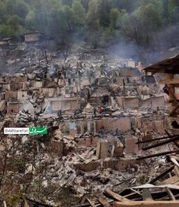 عکس/منطقه توریستی شفت، قبل و بعد آتش سوزی | اقتصاد24