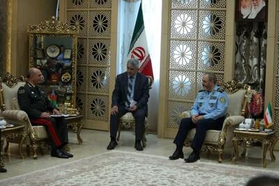 دیدار معاون وزیر دفاع جمهوری آذربایجان با سرتیپ خلبان نصیرزاده