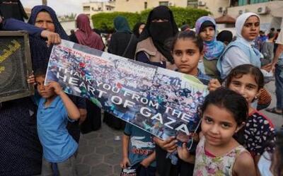 تجمع کودکان غزه در ستایش جنبش ۷ آوریل
