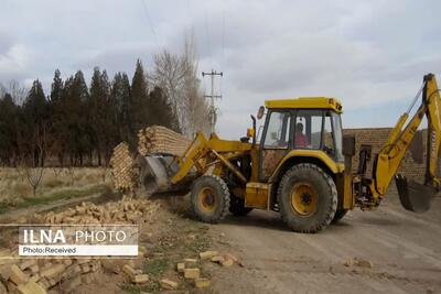 ۴۱ بنای غیرمجاز در شهرستان قزوین تخریب شد