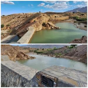 آبگیری سازه‌های آبخیزداری خراسان جنوبی در پی بارندگی‌های بهاری
