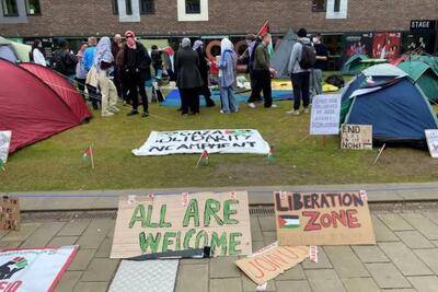 دانشگاه‌های انگلیس به جنبش دانشجویی حمایت از فلسطین پیوستند