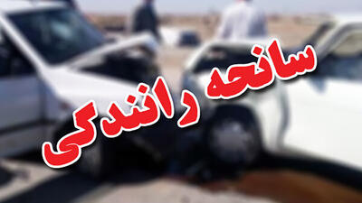 تصادف مرگبار رونیز با پژو 206 در اتوبان شیخ فضل الله + جزییات