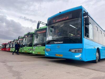 ورود اتوبوس‌های نو­ به ناوگان حمل و نقل عمومی پایتخت