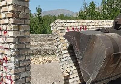 تخریب 12 مورد ساخت وساز غیر مجاز در بوژان نیشابور - تسنیم