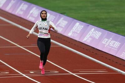 کسب برنز تور جهانی امارات توسط دختر دونده ایران 